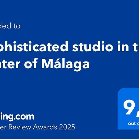 Sophisticated Studio In The Center Of Málaga Kültér fotó